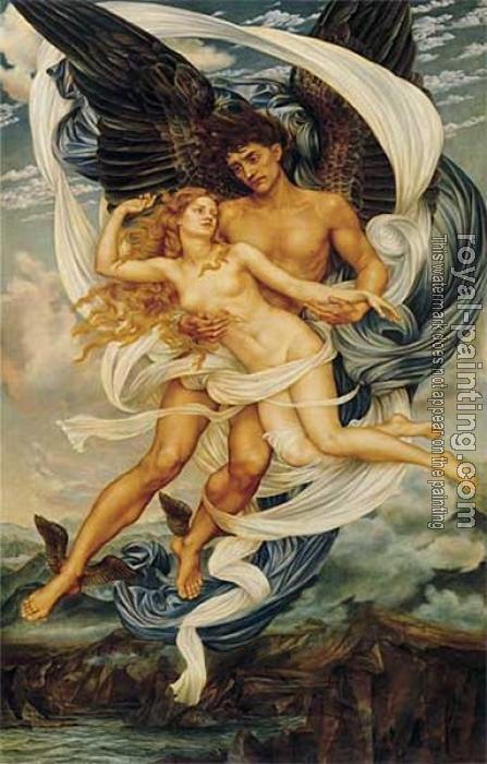 Evelyn De Morgan : Boreas and Oreithyia Evelyn De Morgan : Boreas and Oreithyia